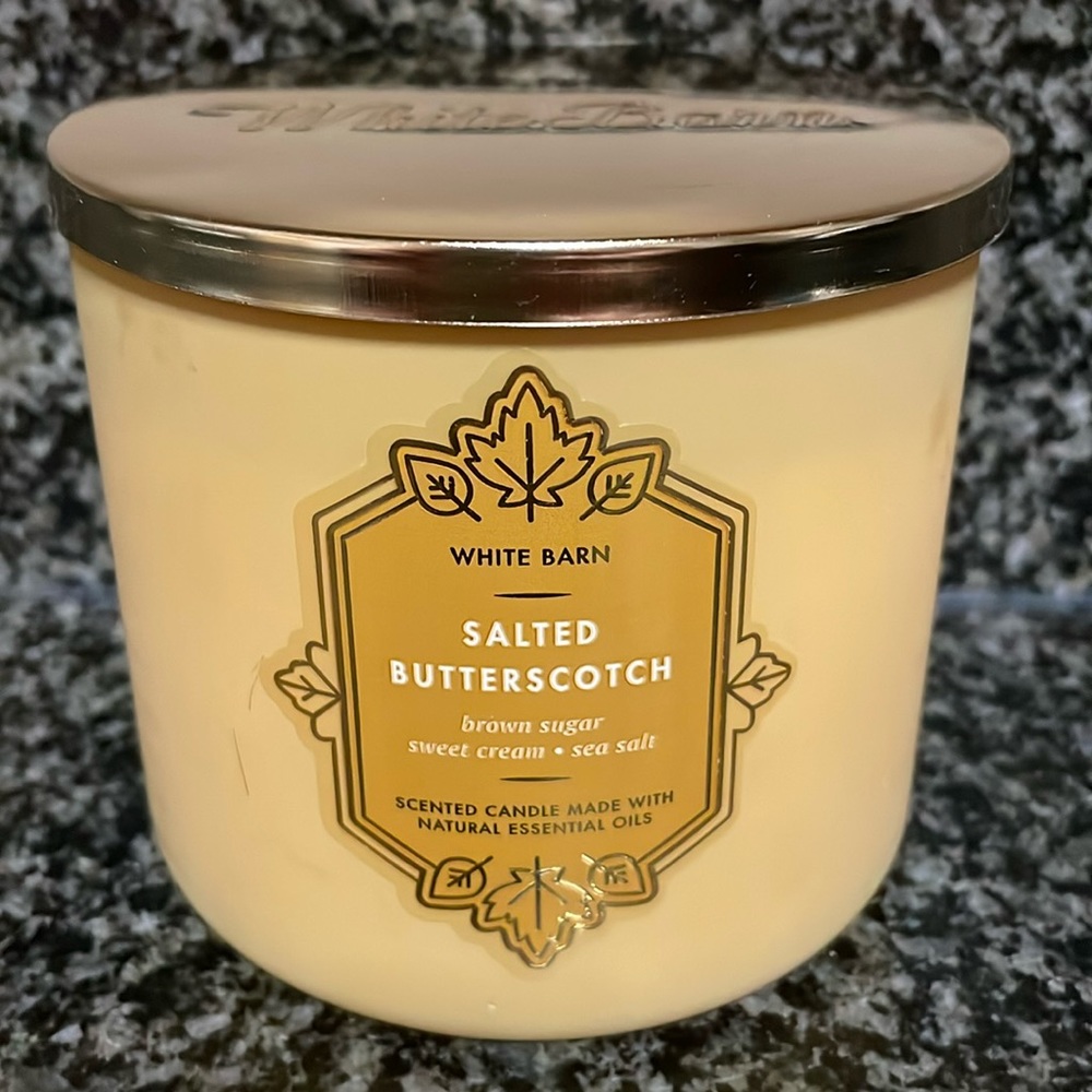 Bath & Body Works Salted Butterscotch candle